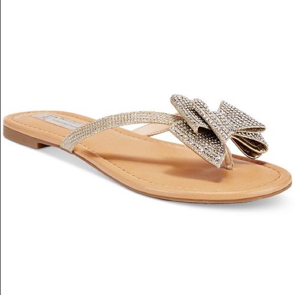 INC International Concepts Shoes - NWT I.N.C. Women's Mabae Bow Flat Sandals